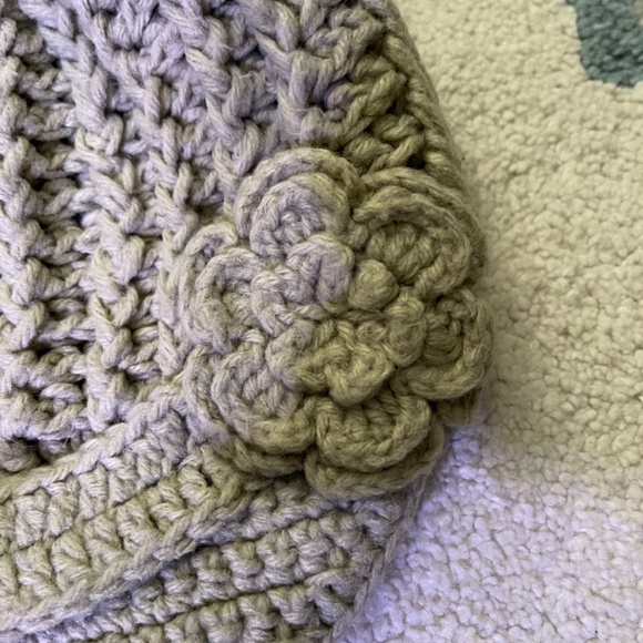 Accessories Winter Hats For Women Floral Knitted Beanie Hats Warm